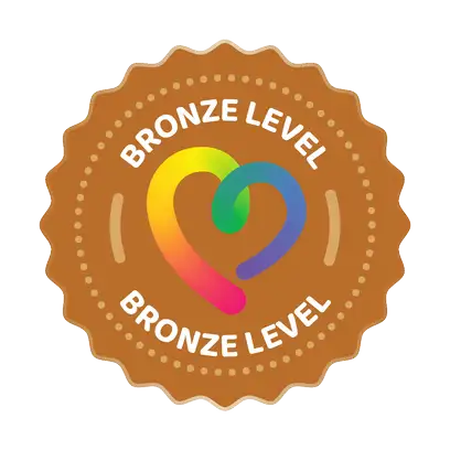 Bronze Level Rainbow Badge