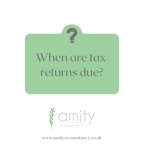 When are tax returns due?