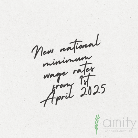 New National Minimum Wage Rates from 01.04.25